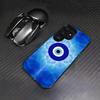 Lucky Blue Evil Eye Phone Case For Samsung A25 A33 5G A54 A36 A35 A56 A52 A14 Shockproof Colorful Cover
