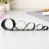 5 Pieces Oval Die Tool Long-Lasting for Leatherworkers, Hobbyists