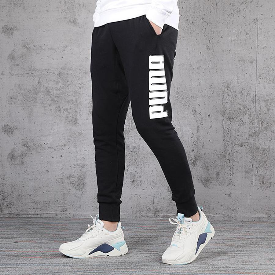 PUMA Knit Sport Casual Pants Men Bottoms Black 582765-01