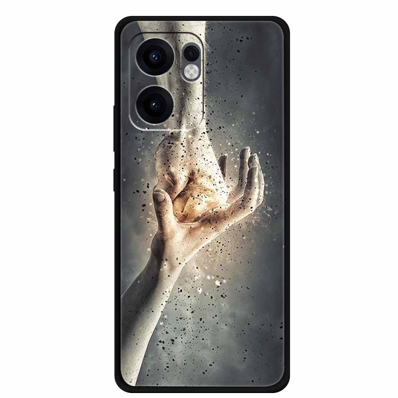 Phone Case For OPPO Reno 13F Case 13 F Coque Black Silicone Soft TPU Back Cover Bag For OPPO Reno13F A5x Case Protective Shell