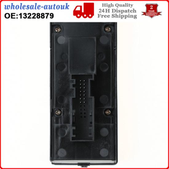 For Vauxhall Astra H Zafira B Driver Side Electric Window Switch Button 13228879