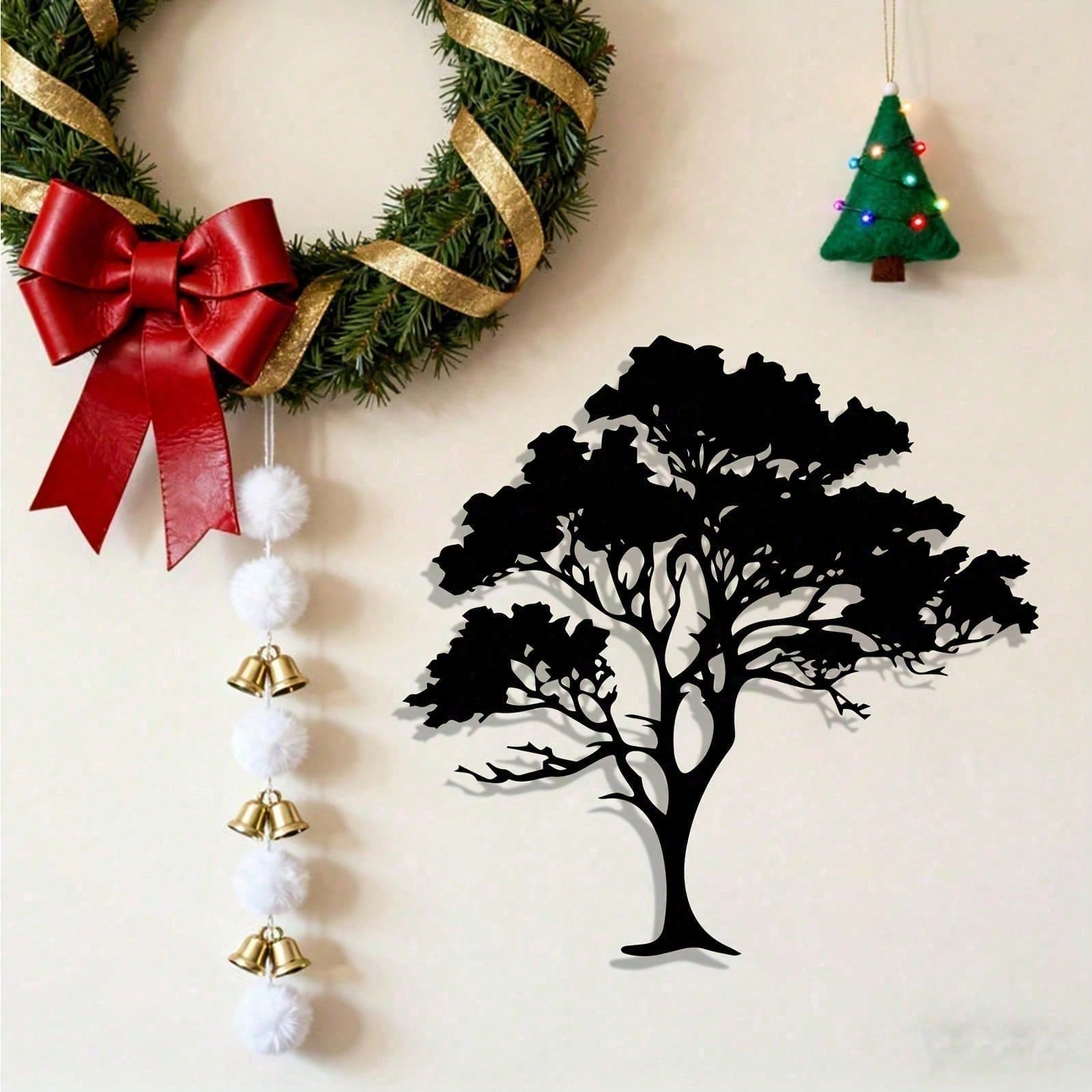 Современное Металлическое Настенное Искусство  Древо Жизни  Декор из Антикоррозионной Стали