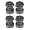 4PCS Grey Washing Machine Foot Pad PP + PVC Shockproof Pad Anti Vibration Pad  For Washing Machine