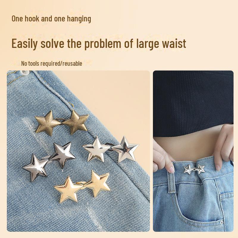 Five-Pointed Star Jeans Waist Tightener 