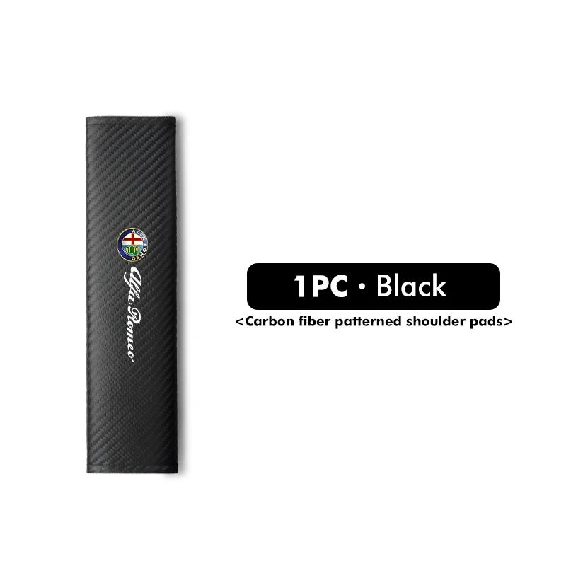 Car Stickers For Alfa Romeo Car Seatbelt Shoulder Protector Cover Carbon Fiber Safety Belt For Alfa Romeo 159 Giulietta 156 147