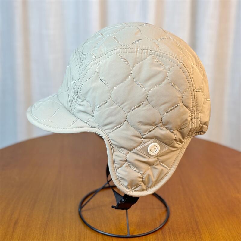 Velvet Lei Feng Hat Unisex Winter Thickened Velvet Lamb Wool Warm Ear Protection Hat Outdoor Ski Cycling Hats