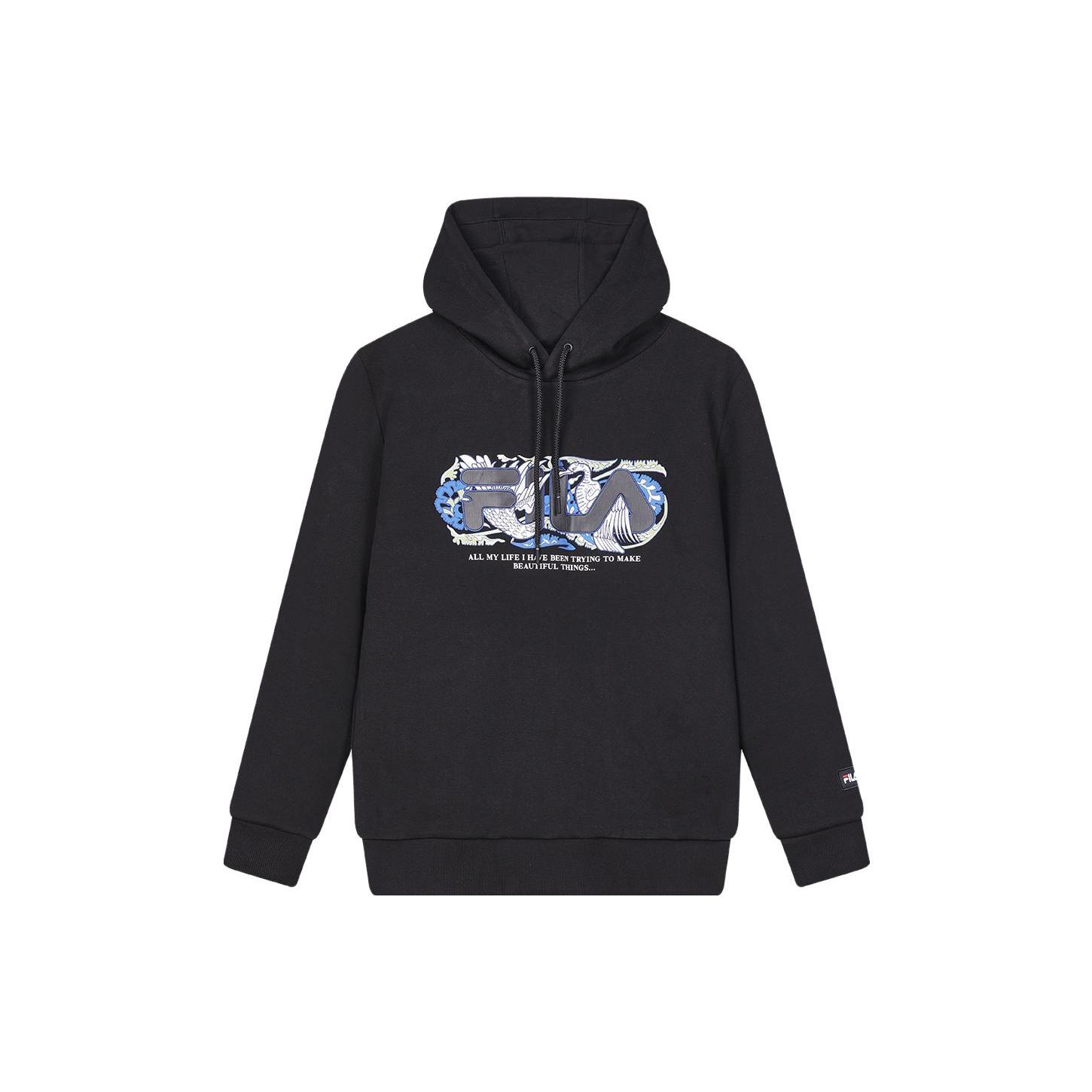 FILA x V&A LIANMINGKUAN Sweatshirt Men s Jet Black F11M418207F-BK L