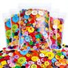 202 Stück gemischte Größe Harzknöpfe, 0,7-2,5 cm Mehrfarbig Rund – Großpackung für DIY Nähen, Stricken, Scrapbooking & Kleidung ZSY