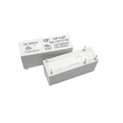 Hongfa Relay HF118F 5-Pin 10A 12V/24V Changeover