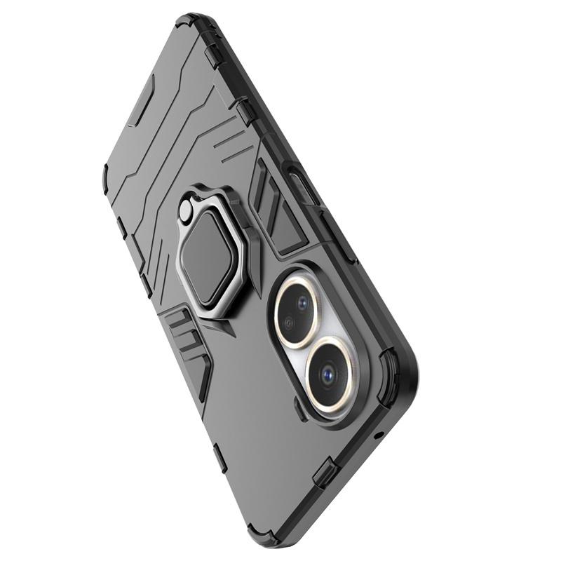 Für Huawei nova 10 SE Hülle Magnetischer Auto-Ring Stoßfeste Panzer-Handyhüllen für Huawei nova 10SE nova10 SE Ständerhalter Rückseite