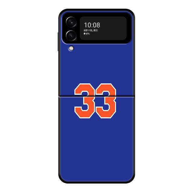 For Samsung Flip Zflip Z Flip3 5g Zflip3 Hard Pc Phone Case Fundas Basketball 23 24 Lucky Number
