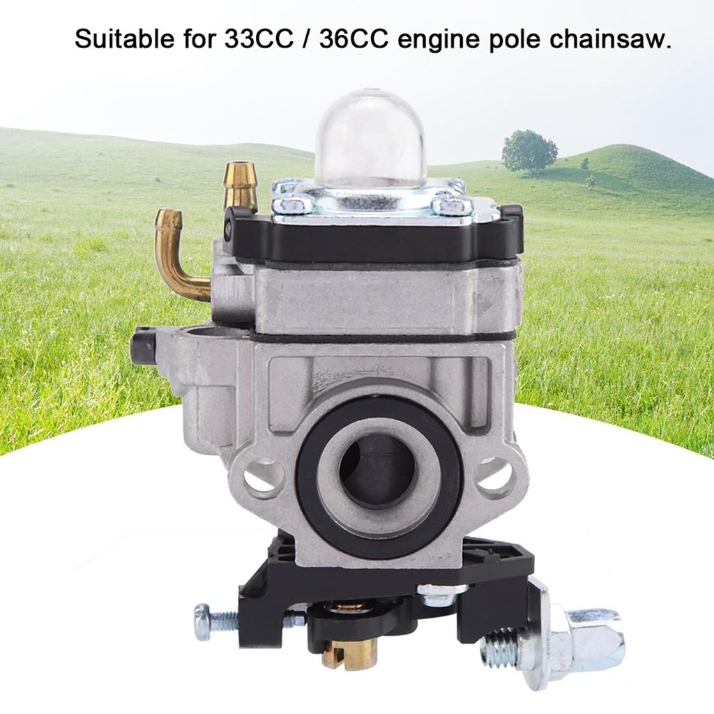 Carburetor Carb for 33CC 36CC Engine Pole Chainsaw Hedge Trimmer Replacement