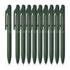 Pentel Calme Oil-Based Ballpoint Pen, 0.5mm, Dark Green, 10-Pack