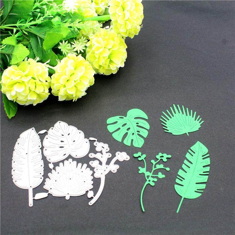 Leaves Metal Cutting Dies Stencils for Scrapbooking Album Decorative Embossing Card Crafts Template