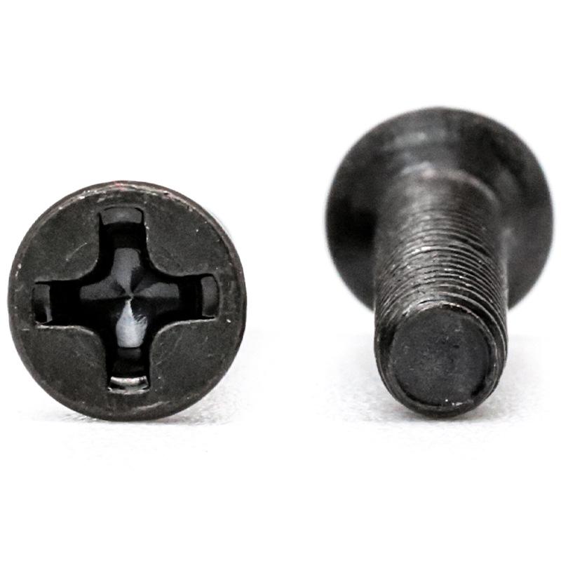 KM Black Cross Recessed Countersunk Flat Head Screw Set for Computer & Notebook Assembly