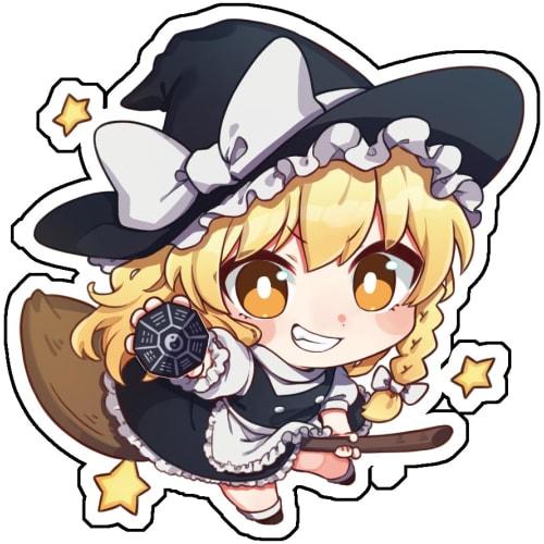 

Touhou Koumakyou Кирисаме Мариса акриловый брелок (РИНГОЭН)