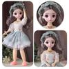 30cm Yitian Barbie Doll Set: BJD Doll with Music, Wedding Dress, and Outfit Changes