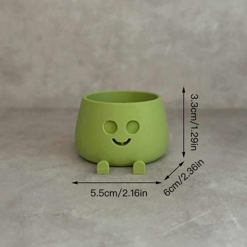 

Пластиковый Мини Цветочный Горшок Горшок для Суккулентов Кашпо Настольное Украшение Домашний Сад Декор зелёный