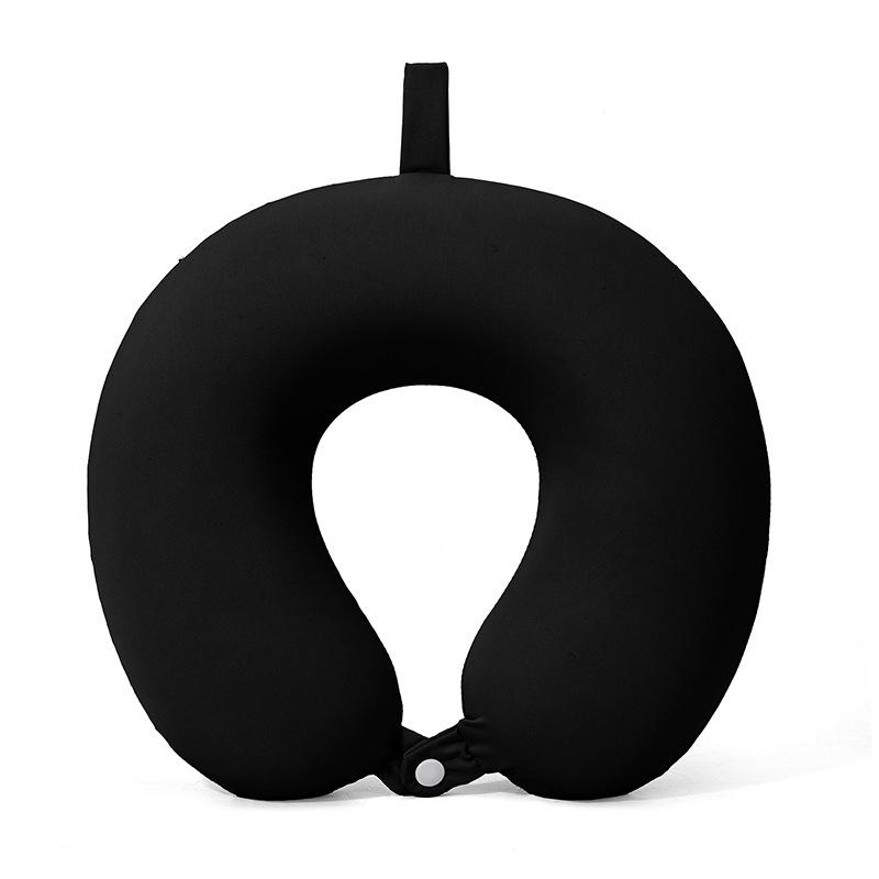 Summer U-Shaped Ice Silk Cool Travel Neck Pillow: Breathable, Portable Nap Support Souvenir