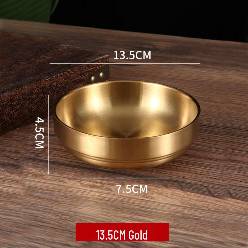 ZISIZ 304 Stainless Steel Korean Style Double Layer Bowl Set