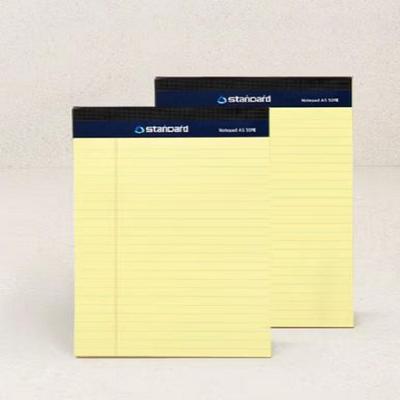 Klassiskt A5 gult kollegieblock - 2-pack