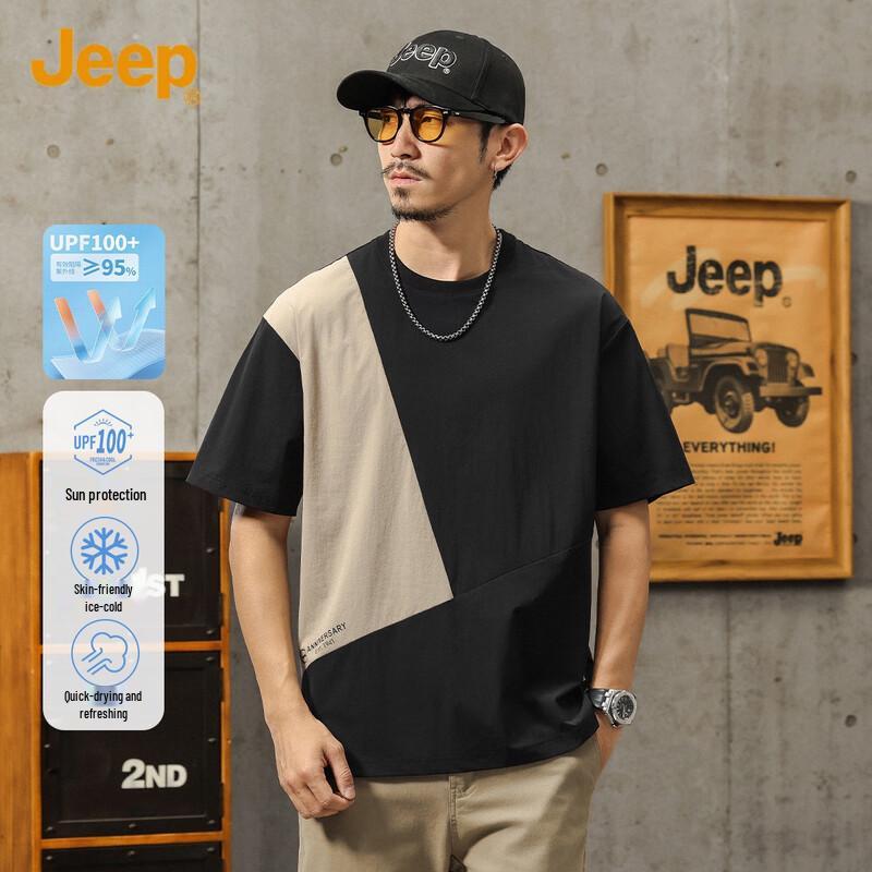 JEEP Men s Summer Fashion Casual Outdoor Short Sleeve T-Shirt XL