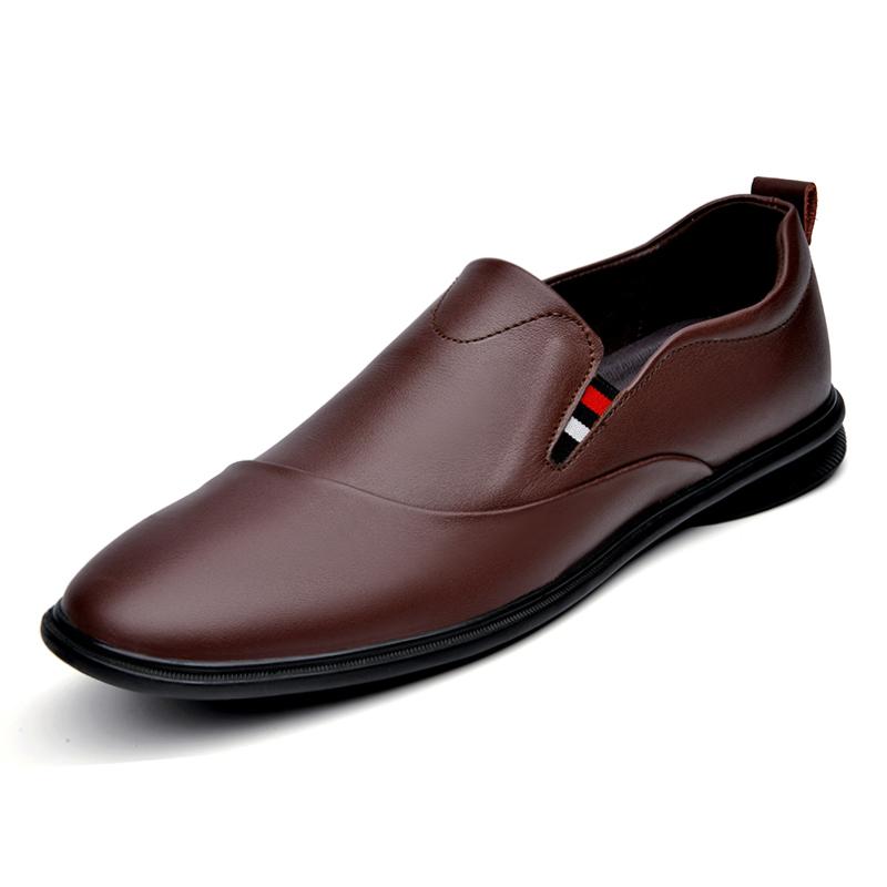 Luxury Men Loafers Casual Summer Shoes Genuine Leather Slip On Driving Shoes Soft Moccasins Comfort Light Office Mens Flats