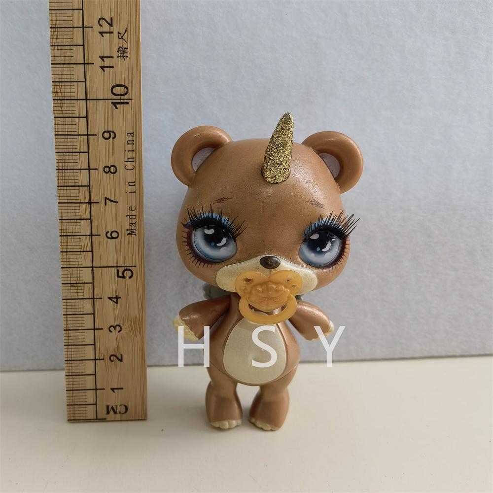 Original 11Cm-13Cm Rainbow Unicorn Doll Little Monster Mud Doll Children'S Game House Toy Set Gift