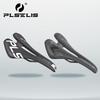 PLSELIS Hollow Mountain Bike Saddle Nylon Leather Comfort Long Nose Racing Bicycle Seat Road Trail Cycling