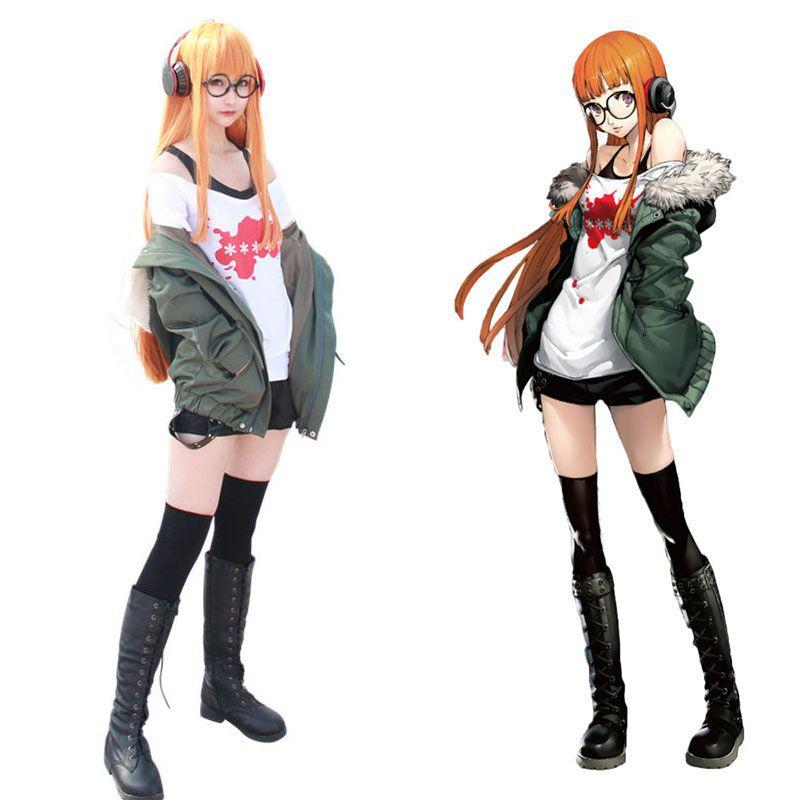 Persona 5 Costume Navi Cosplay Outfit With Polyester Fabric For Halloween Costumes