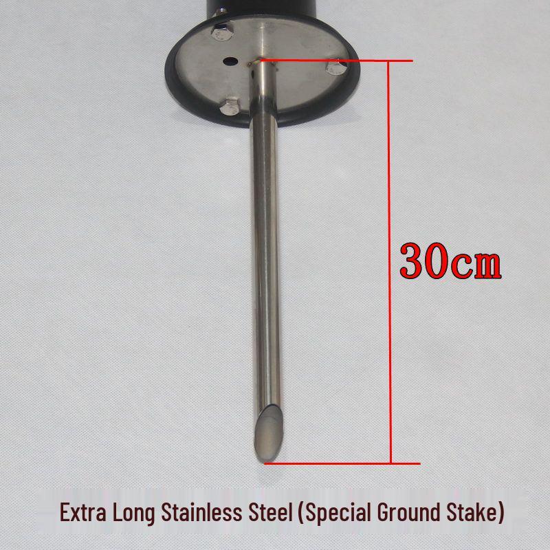 Stainless Steel LED Garden Lights - Waterproof Outdoor Cylindrical Ground Lights for Villas and Courtyards.