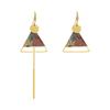 Ethnic Asymmetrical Long Tassel Earrings: Vintage Chinese Style for Women