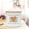 Thank You for Pampering Me Nanny Printed Mugs Creative Coffee Cups Drinks Water Cup Enamel Mug Handle Drinkware Gift for Nounou