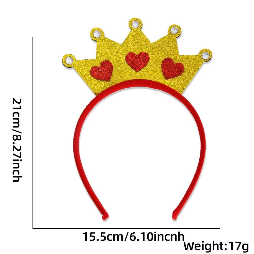 Peach Heart Red Love Heart Feather Headband Hair Hoop Valentines Day Headdress  Party