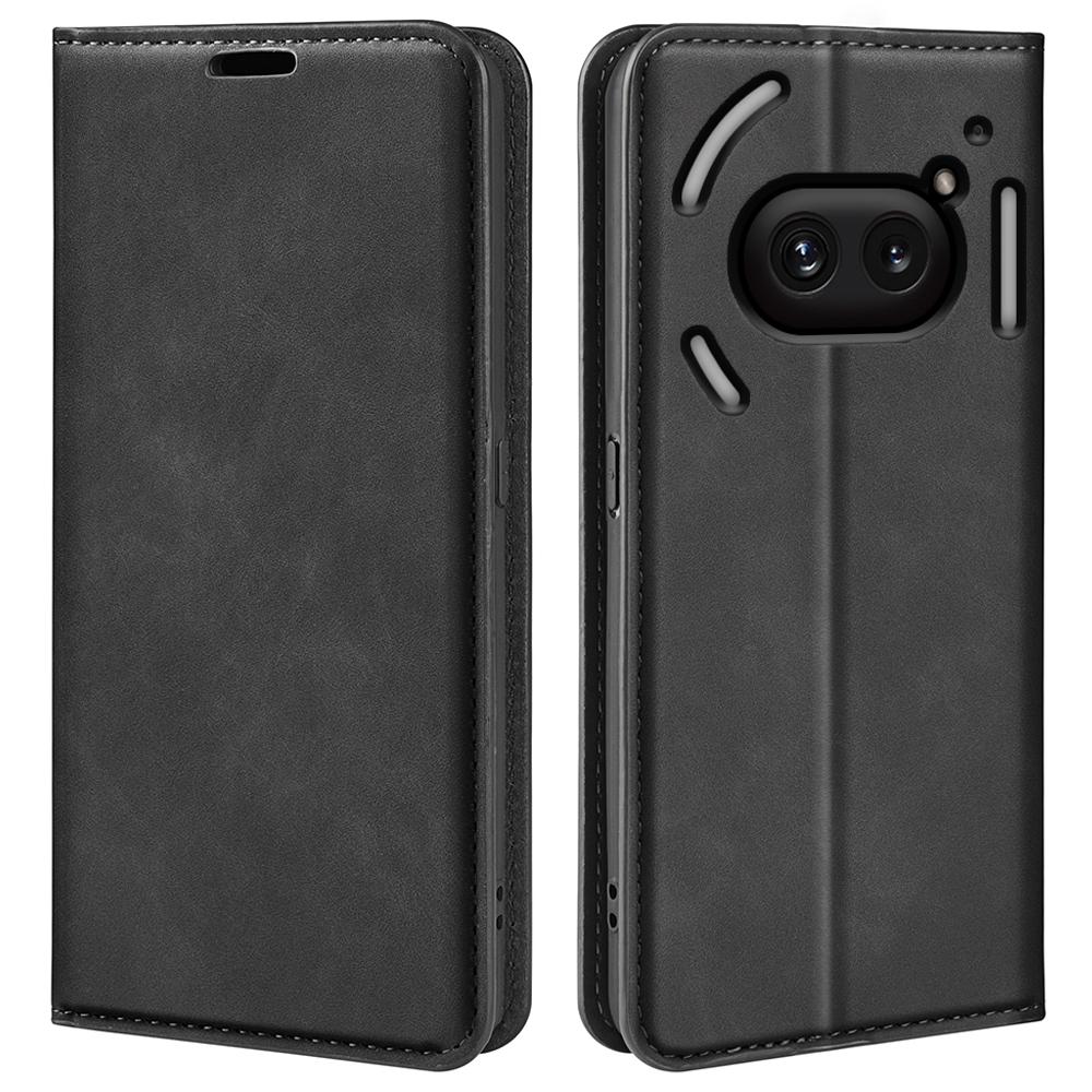 For Nothing Phone (2a) Plus/Phone (2a) Case PU Leather Stand Phone Protective Cover Skin Touch Phone Shell