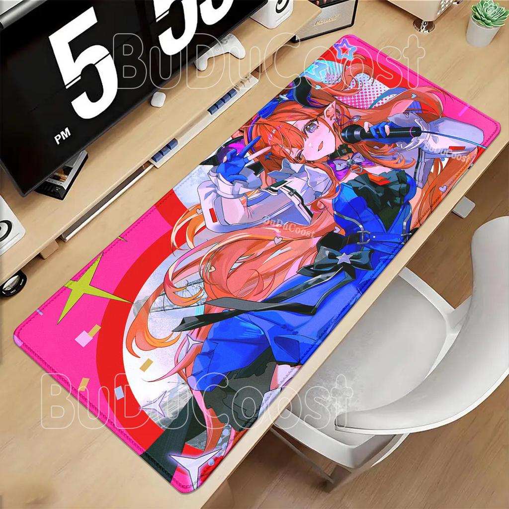 New Liino Arknights Endfield Larger Mouse Pad Office Accessories Gaming Keyboard Overlock Mousepad HD Printing Non-slip Desk Mat