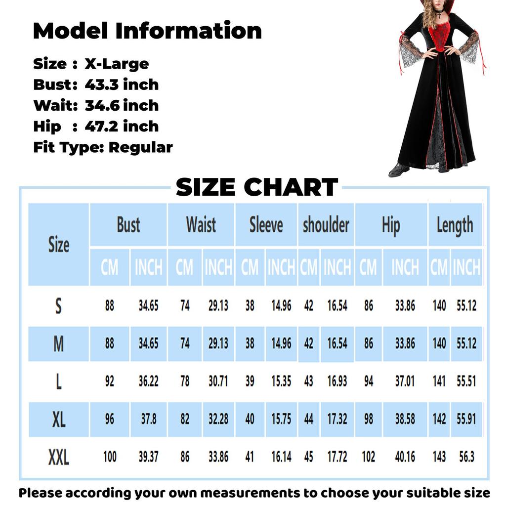 Halloween Costume Adult Woman Queen Dress Witch Easter Vampire Bride Death Witch Cosplay Costumes Retro Court Dresses