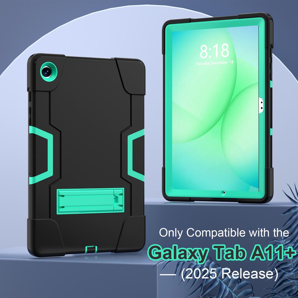 Pancerne etui z podpórką Heavy Duty na Samsung Galaxy A11 Plus A11+ 2025 11 cali SM-X230 SM-X235 Wstrząsoodporna nakładka na tablet