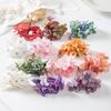 10PCS Silk Hydrangea Heads Artificial Flowers for Home Wedding Decor Candy Box Garlands Handmade Flower Arrangement Accessories