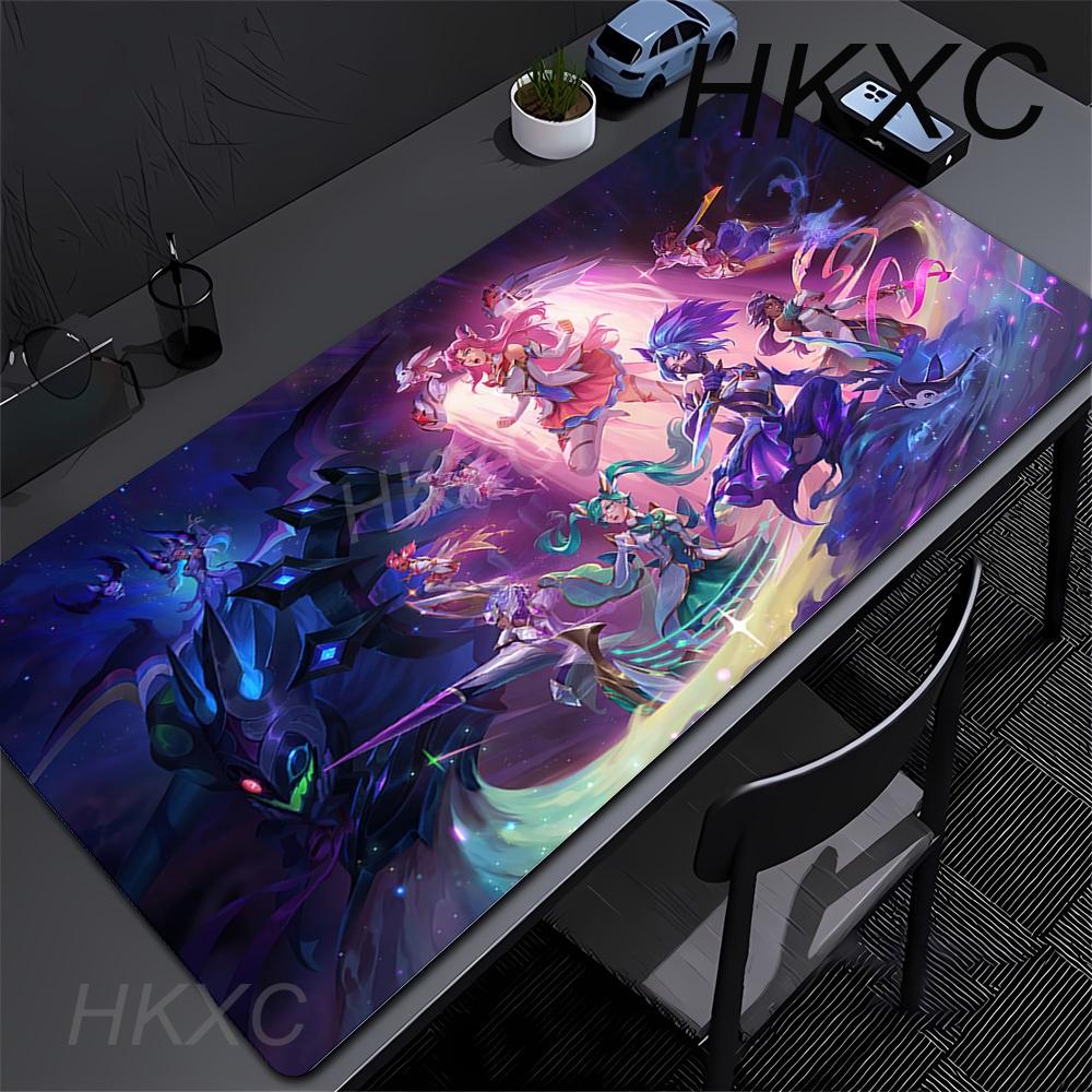 Large Game League of Legends Mouse Pad Gamer Cabinet Keyboard Deskmat Cartoon Arcane Gaming Accessories Computer Xxl Mousepad