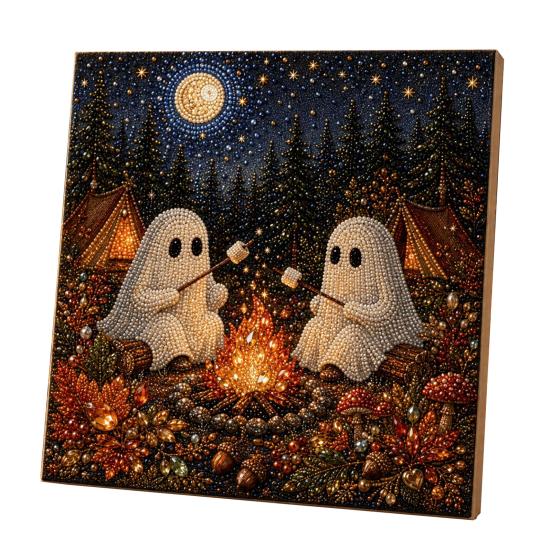 Christmas Gift Ideas for Teens Faux Pearl Art Kit, Xmas Hat Cat Dog Painting DIY Set 3D Puppy Bead Craft Kit Adults, Festive Home Wall Decor Relaxing