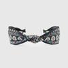 LALA Bohemian Imported Lace Hairband - Dark Blue