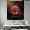 Ac Milan Crest Ornate Background Bedding 1 Duvet Cover 2 Pillowcase Without Core Bedding Set Duvet Cover And Pillowcase