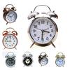 Stylish 4 Inch Night Light Alarm Clock With Silent Quartz Movement In Elegant Copper Finish