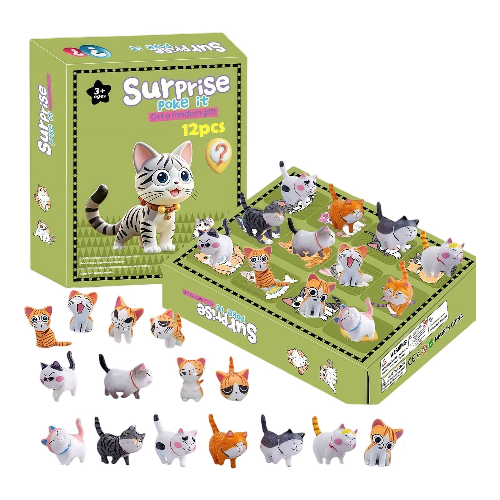 

Сюрприз Поке Ит Коробка-выдвижной ящик из 12 штук с несколькими кошками One Size