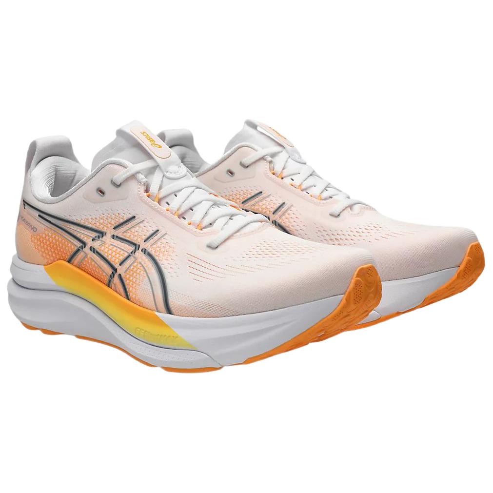 ASICS GEL KAYANO 33 Running Shoes Men's Low Top White/Orange