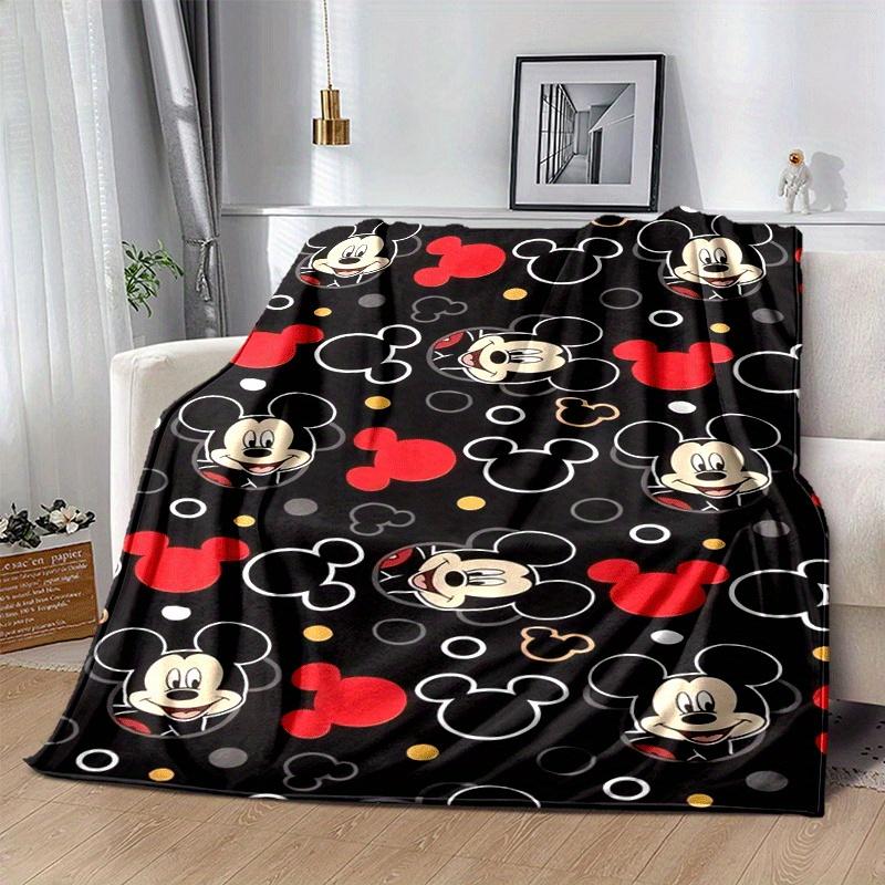 1pc Mickey Printing Blanket - Soft, All-Season Throw for Living Room, Beroom,Personalize Gift with Aorable Cartoon Esign
