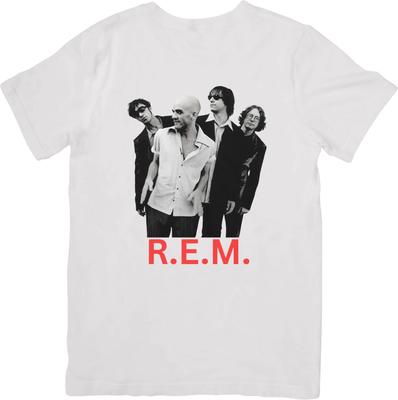 R.E.M. Kollektion Vintage Retro Passform für Herren & Damen Baumwoll-T-Shirts in hoher Qualität