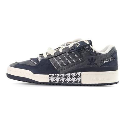Originals Forum Exhibit Low Denim Bequeme Low-Top-Sneaker Unisex-Sneaker Schwarz Grau HQ8418