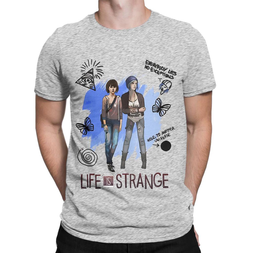 Life Is Strange blue Graphic 100 Cotton TShirt Life Is Strange Tees Tops For Unisex